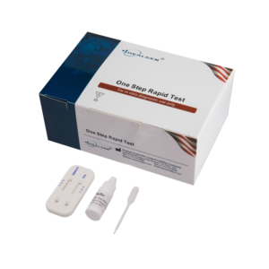 Mononucleosis Test Kit Box and Contents
